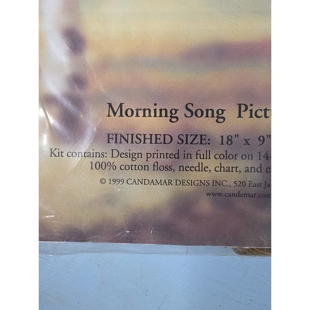 Morning Song Horse Picture Embellished Cross Stitch Kit Candamar Designs (51080)